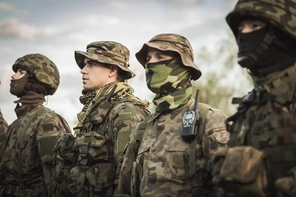 Treino básico do exército — Fotografia de Stock