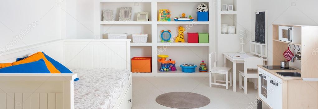 Simply furnished child room