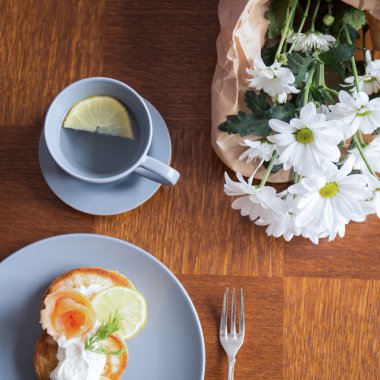 taze sağlıklı bir kahvaltı