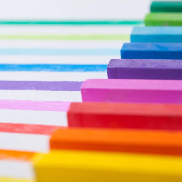 Färgglada pasteller närbild — Stockfoto