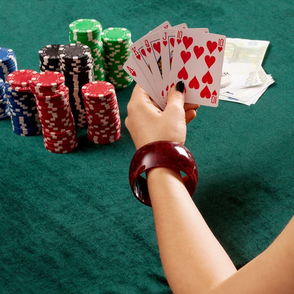 Poker à chasse droite — Photo