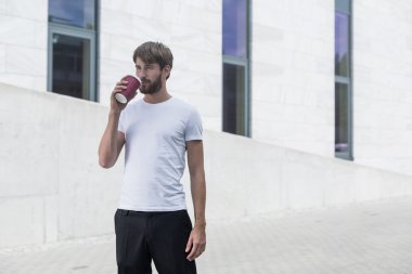 İşte kahve molası.