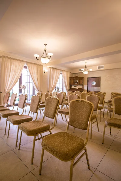 Row of vintage chairs — Stock Photo, Image