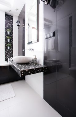 Tuvalet modern Havzası ile