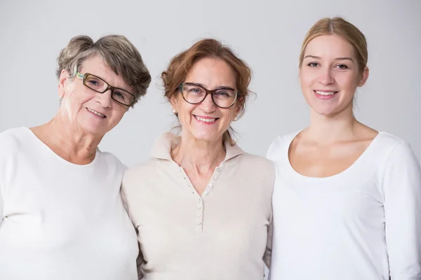 Female multi generation portrait — Stock Photo, Image