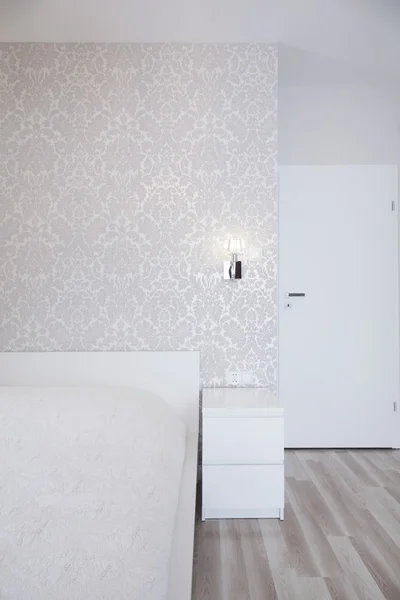 Chambre blanche simple — Photo