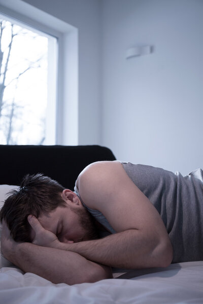 Человек с депрессией
