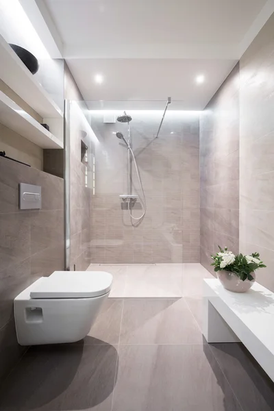 Modern ve zevkli banyo — Stok fotoğraf