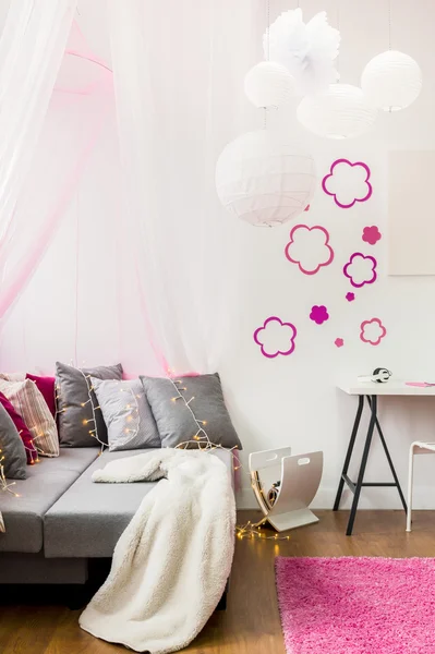 Girly room for little princess — Stock Photo, Image