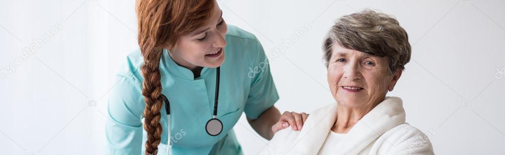 Friendly female doctor