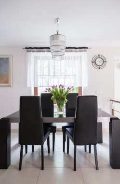 Güneşli yemek odası 