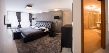 Yatak odası ve banyo