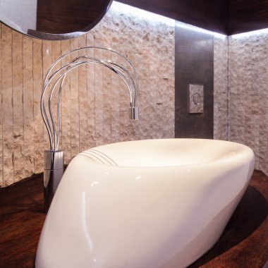 Çok modern lavabo