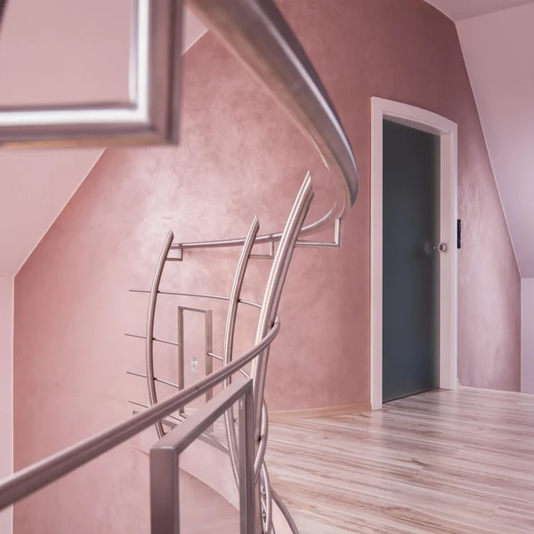 Hallway with a staircase — Stock Photo, Image
