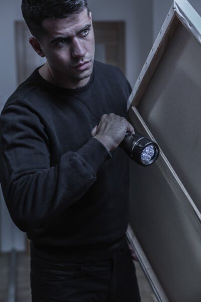 Burglar and his loot