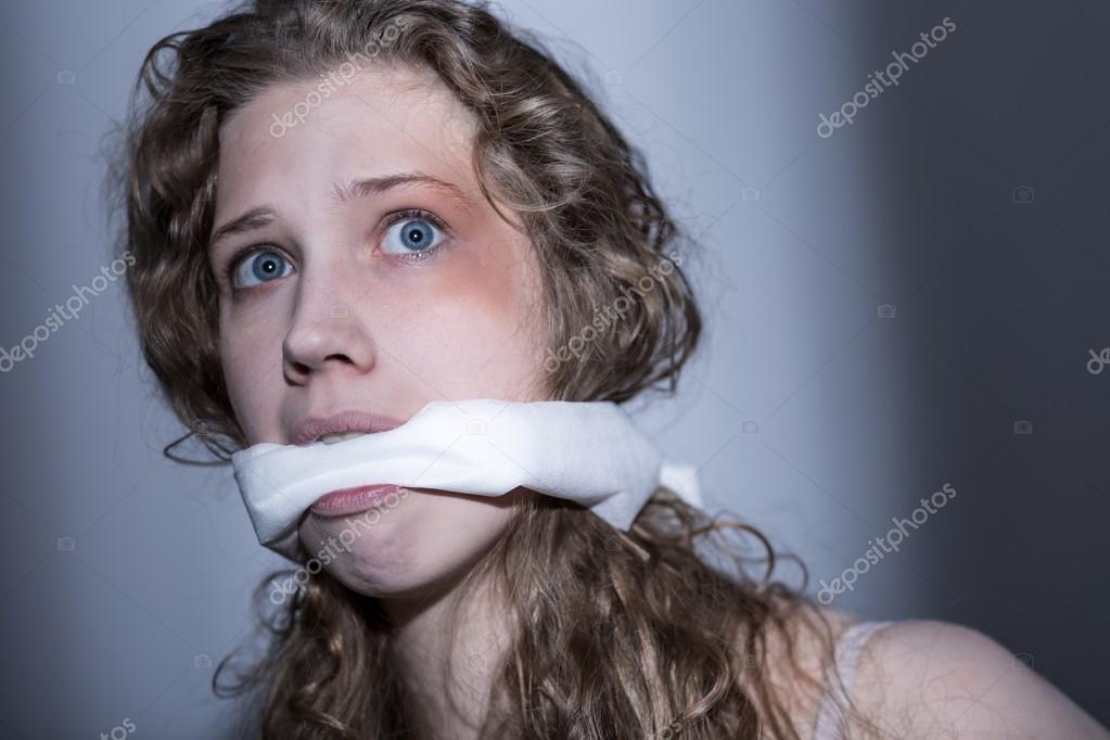 Tied Gagged Girl