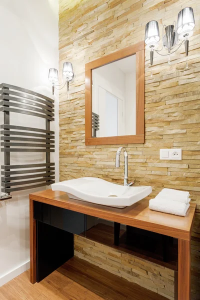 Modern tasarımlı banyo — Stok fotoğraf