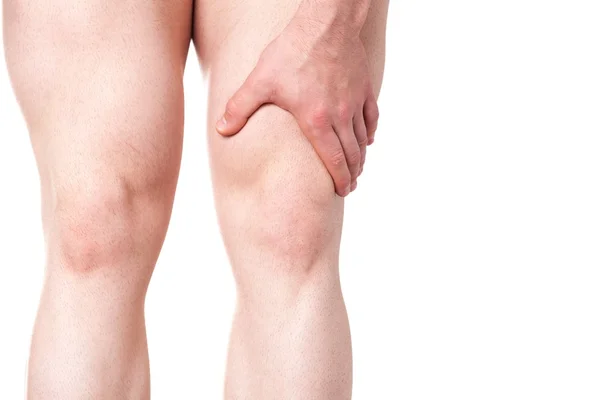 Patient with pain of knee — Stock Photo, Image