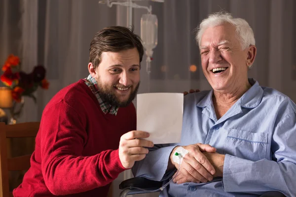 Relatie tussen vader en zoon — Stockfoto