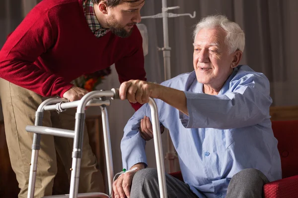 Persona con disabilità motoria — Foto Stock