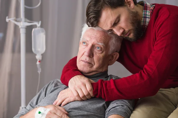 Laatst zal van senior man — Stockfoto