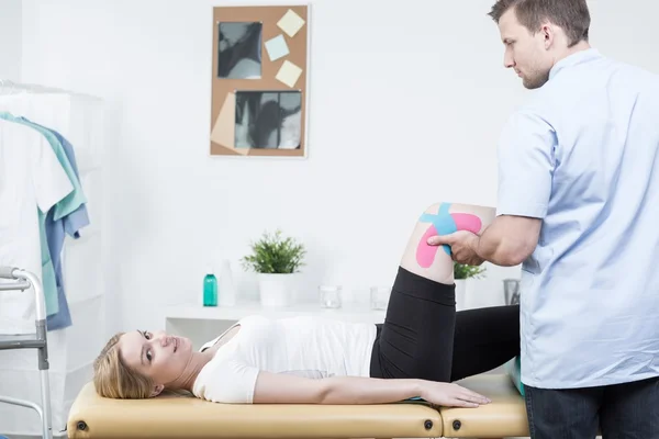 Medicina do esporte técnicas de gravação — Fotografia de Stock