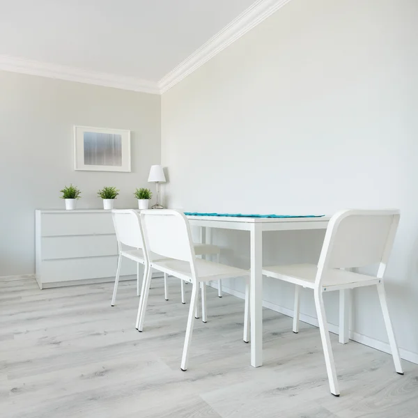 Comer espaço no apartamento moderno — Fotografia de Stock