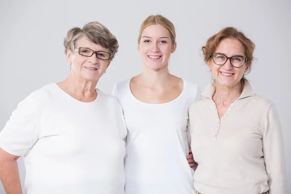 Grandmother with daughter and grandchild — Stock Photo, Image