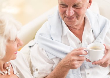 Kahve ile zarif adam