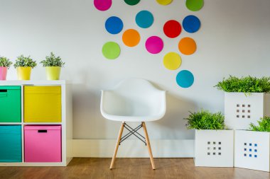 Renkli ve şık dekorasyon