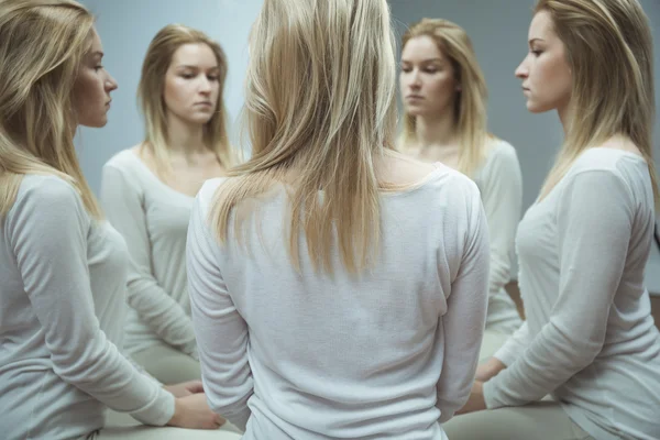 Mentally sick woman — Stock Photo, Image