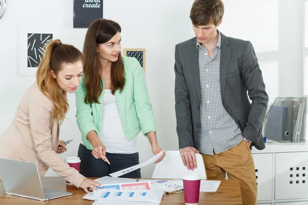 Ambitious people leading creative business — Stock Photo, Image