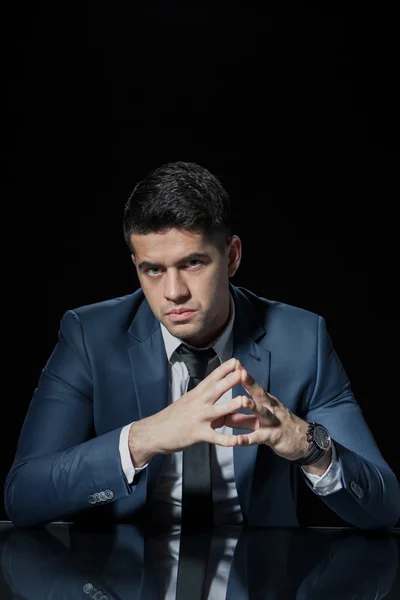 Guapo jefe malvado — Foto de Stock