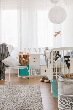 Küçük bir çocuk için tasarlanmış Oda