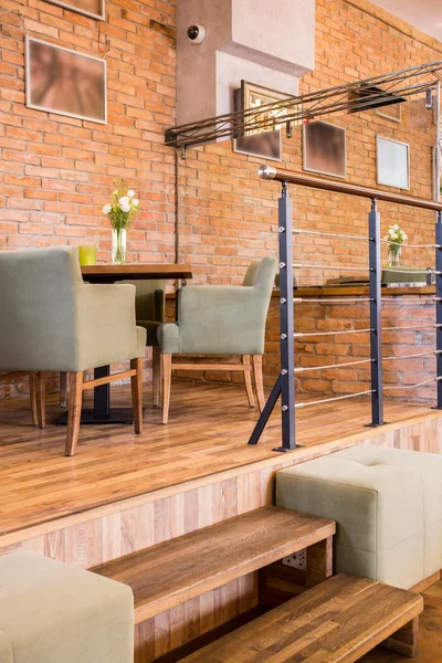 Modern interiör café bar — Stockfoto