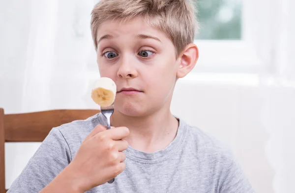 Dipleased vybíravý jedlík — Stock fotografie