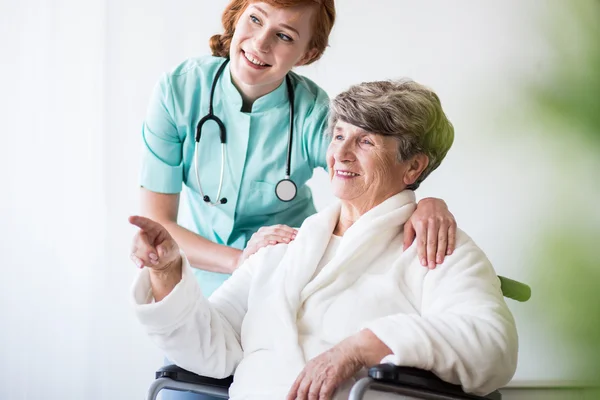 Patient och doktor — Stockfoto