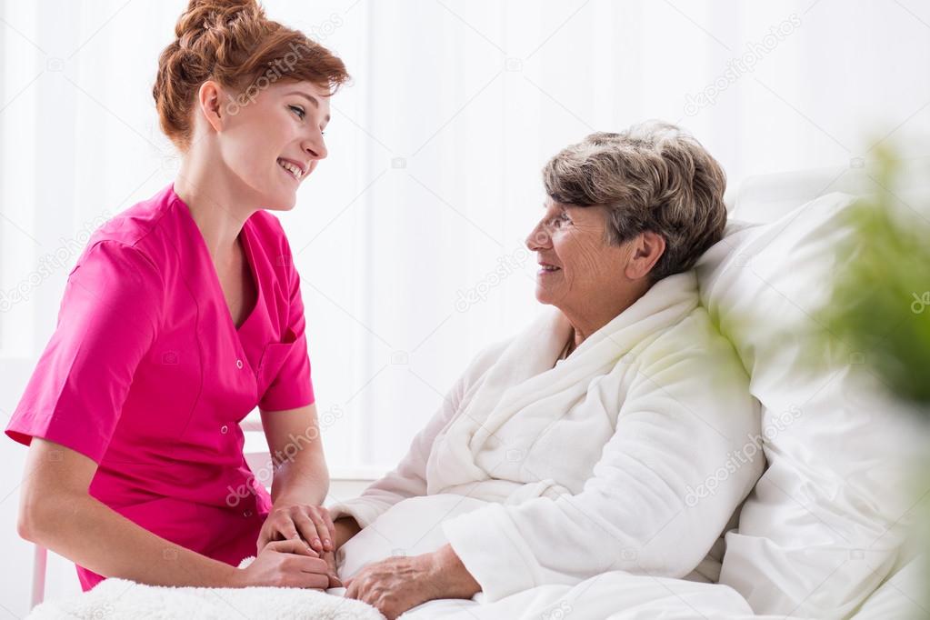 Positive talking to patient