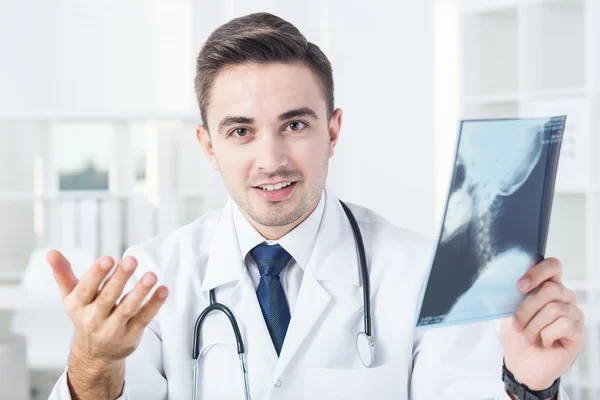 Radiografía de columna vertebral —  Fotos de Stock