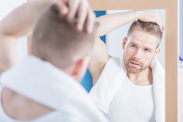 Sorgen um Falten — Stockfoto