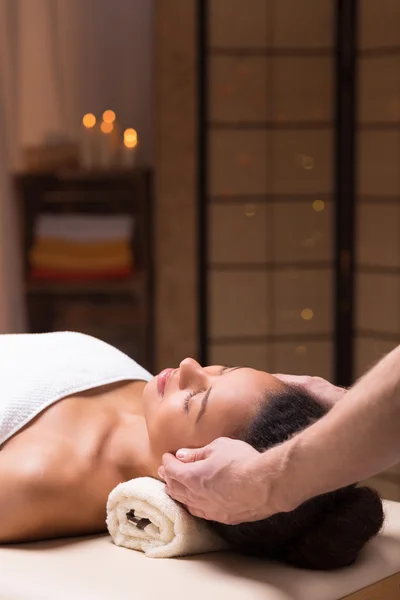 Massage at resort — Stock Photo, Image