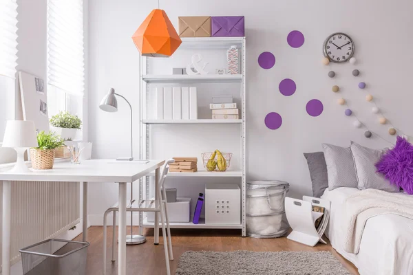 Chambre élégante pour les étudiantes — Photo