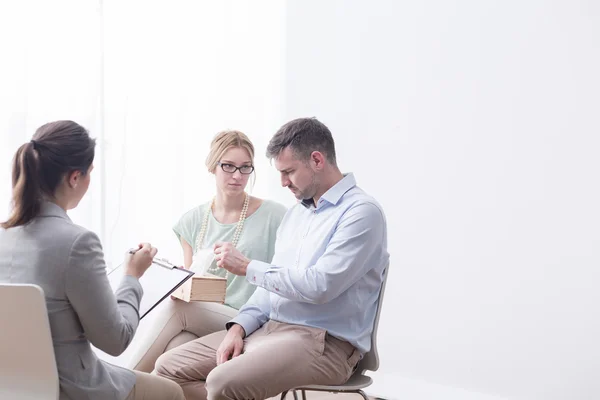 Gespräche über Probleme — Stockfoto