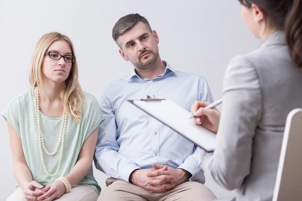 Escuchando al entrenador de vida — Foto de Stock