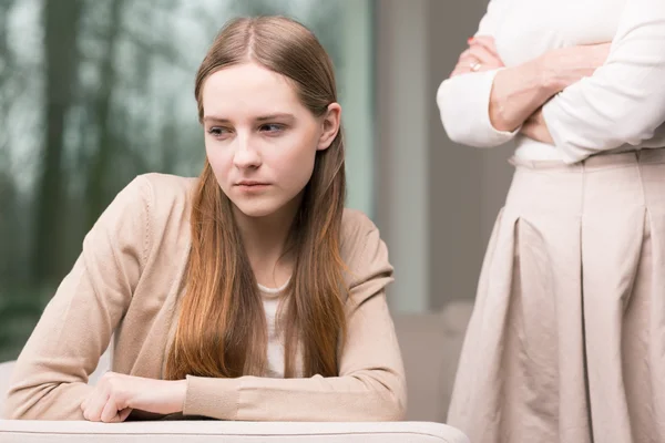 Depressed young girl — Stock Photo, Image