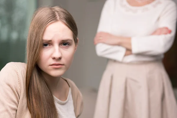 Chica y problema adolescente — Foto de Stock