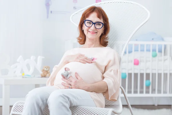 Woman in pregnant — Stock Photo, Image