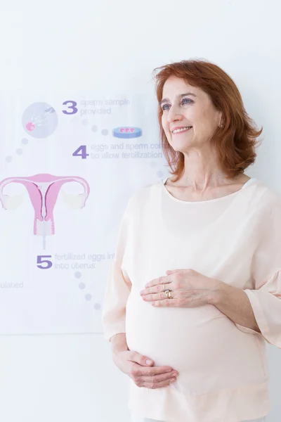 In vitro pregnancy — Stock Photo, Image