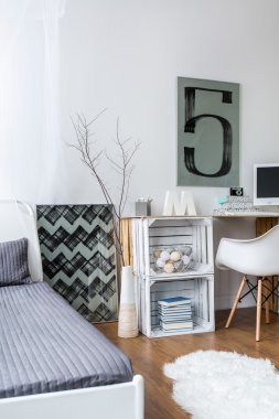 Fonksiyonel daire modern tasarım