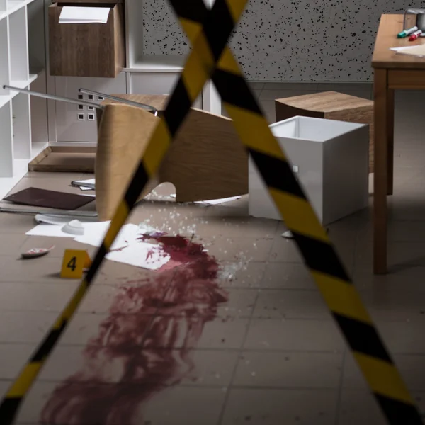 Murder in the house — Stock Photo, Image